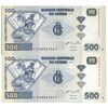 اسکناس 500 فرانک 2002 جمهوری دموکراتیک - با نقش الماس - جفت - UNC61 - کنگو