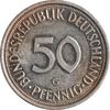 سکه 50 فینیگ 1983G جمهوری فدرال - AU55 - آلمان