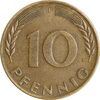 سکه 10 فینیگ 1950F جمهوری فدرال - EF45 - آلمان