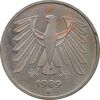 سکه 5 مارک 1989G جمهوری فدرال - AU58 - آلمان