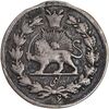 سکه ربعی 1306 - 6 تنها - ارور تاریخ - VF - ناصرالدین شاه
