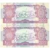 اسکناس 1000 شیلینگ 2011 جمهوری - جفت - UNC63 - سومالی لند