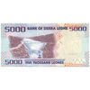 اسکناس 5000 لئون 2010 جمهوری دوم - تک - UNC63 - سیرالئون