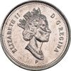 سکه 5 سنت 2001 الیزابت دوم - AU58 - کانادا
