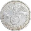 سکه 2 رایش مارک 1939E رایش سوم - MS60 - آلمان