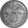 سکه 5 رایش مارک 1938A رایش سوم - MS61 - آلمان