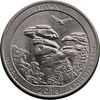سکه کوارتر دلار 2016D جنگل ملی شاونی - MS61 - آمریکا