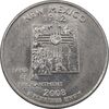 سکه کوارتر دلار 2008D ایالتی نیومکزیکو - MS61 - آمریکا