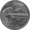 سکه کوارتر دلار 2007D ایالتی واشنگتن - AU55 - آمریکا