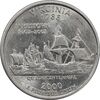 سکه کوارتر دلار 2000P ایالتی ویرجینیا - MS61 - آمریکا