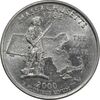سکه کوارتر دلار 2000D ایالتی ماساچوست - AU58 - آمریکا