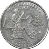 سکه کوارتر دلار 2000D ایالتی ماساچوست - AU55 - آمریکا
