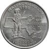 سکه کوارتر دلار 2000P ایالتی ماساچوست - AU55 - آمریکا
