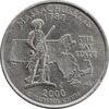 سکه کوارتر دلار 2000P ایالتی ماساچوست - AU55 - آمریکا