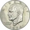 سکه یک دلار 1974D آیزنهاور - AU58 - آمریکا