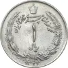 سکه 1 ریال 1322 نقره - EF - cleaned - محمد رضا شاه