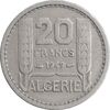 سکه 20 فرانک 1949 مستعمره فرانسه - VF30 - الجزایر