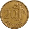 سکه 20 پنی 1963 جمهوری - EF45 - فنلاند
