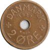 سکه 2 اوره 1927 کریستیان دهم - EF40 - دانمارک