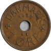 سکه 1 اوره 1938 کریستیان دهم - EF45 - دانمارک
