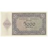 اسکناس 5000 کونا 1943 آنته پاولیچ - تک - AU58 - کرواسی