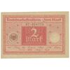 اسکناس 2 مارک 1920 جمهوری وایمار - تک - UNC63 - آلمان
