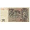 اسکناس 20 مارک 1929 جمهوری وایمار - تک - AU58 - آلمان