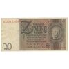 اسکناس 20 مارک 1929 جمهوری وایمار - تک - AU58 - آلمان
