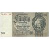 اسکناس 50 رایش مارک 1933 رایش سوم - تک - AU58 - آلمان
