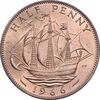 سکه 1/2 پنی 1966 الیزابت دوم - MS64 - انگلستان