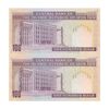 اسکناس 100 ریال (نمازی - نوربخش) شماره کوچک - فیلیگران امام - جفت - UNC62 - جمهوری اسلامی