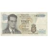 اسکناس 20 فرانک 1964 بودئون یکم - تک - VF30 - بلژیک