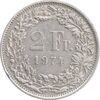 سکه 2 فرانک 1974 دولت فدرال - EF45 - سوئیس