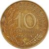 سکه 10 سانتیم 1967 جمهوری کنونی - ماریان - EF45 - فرانسه