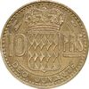 سکه 10 فرانک 1950 رینیه سوم - AU55 - موناکو