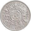 سکه 2 شیلینگ 1966 الیزابت دوم - AU55 - انگلستان