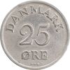 سکه 25 اوره 1951 فردریک نهم - EF40 - دانمارک