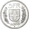 سکه 5 فرانک 2000 دولت فدرال - AU58 - سوئیس