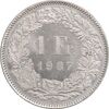 سکه 1 فرانک 1987 دولت فدرال - MS61 - سوئیس