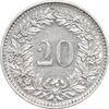 سکه 20 راپن 1964 دولت فدرال - AU50 - سوئیس