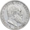 سکه 3 مارک 1909 ویلیام دوم - EF45 - آلمان