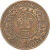 سکه 1 سنت 1861 ویکتوریا - VF35 - کانادا (نُوا اِسکوشیا)