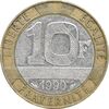 سکه 10 فرانک 1990 جمهوری کنونی - EF45 - فرانسه