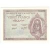 اسکناس 20 فرانک 1945 مستعمره فرانسه - تک - UNC63 - الجزایر