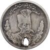 سکه 1000 دینار 1323 تصویری - VF - مظفرالدین شاه