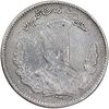 سکه 2000 دینار 1323 تصویری - VF - مظفرالدین شاه
