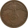 سکه 1 رایش فینیگ 1939B رایش سوم - EF45 - آلمان