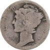 سکه 1 دایم نقره 1917 جمهوری فدرال - مرکوری - VF20 - آمریکا