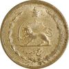 سکه 5 دینار 1320 برنز - MS62 - رضا شاه