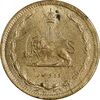 سکه 10 دینار 1319 برنز - MS63 - رضا شاه